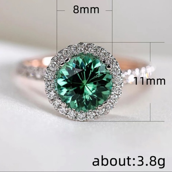 NEW💍925 Sterling Silver Diamond Engagement Ring - Picture 5 of 5